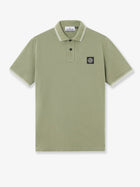 Stone Island Men's Stretch Organic Cotton Polo Shirt Green