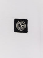 Stone Island Men's Stretch Organic Cotton Polo Shirt White, view 3