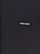 Miu Miu Women's Stretch Poplin Shirt Black