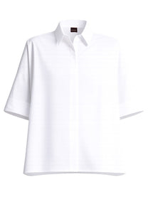 Fay Women's Stretch Poplin Shirt White Fay