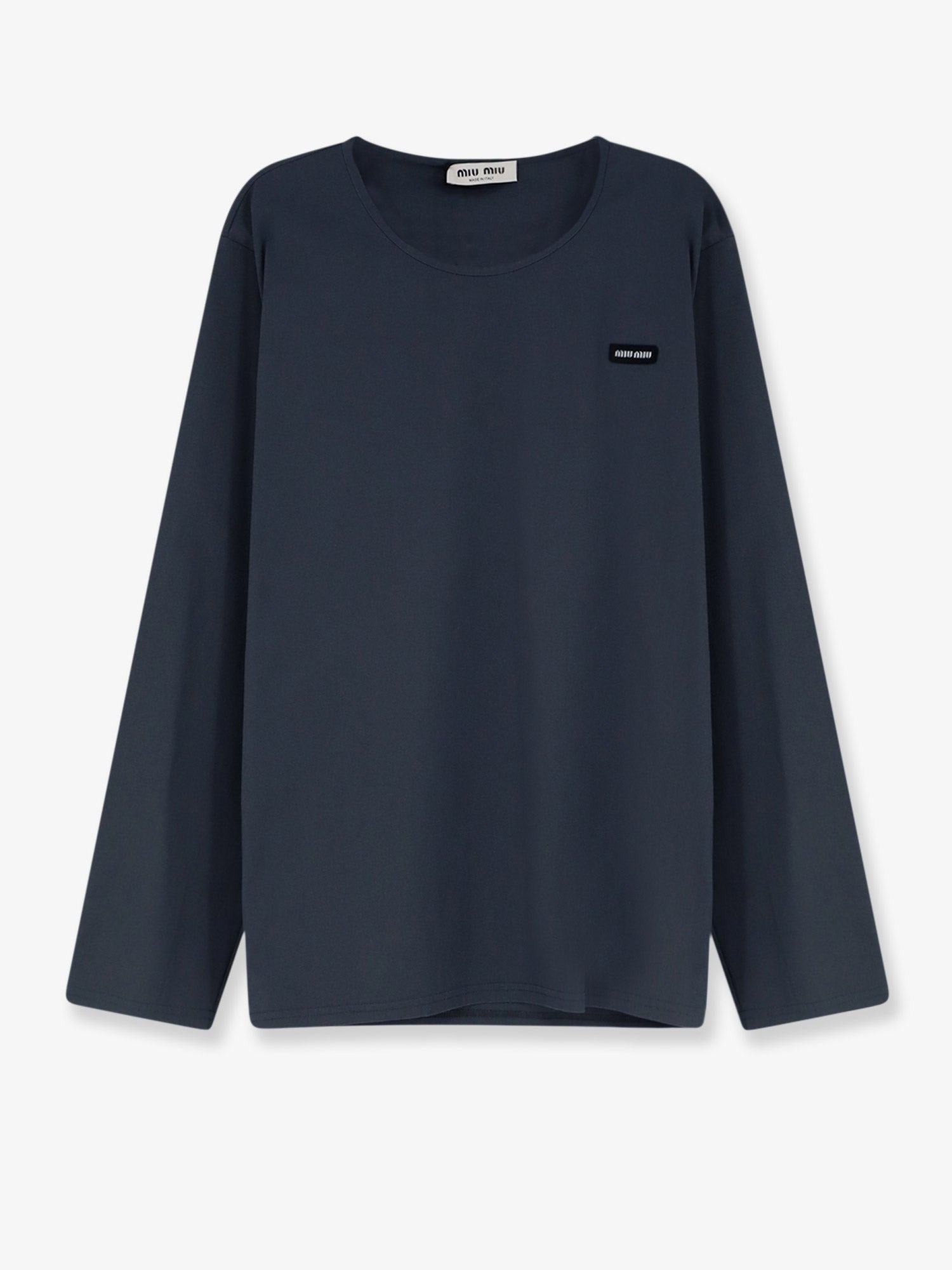 Miu Miu Women's Stretch Poplin Top Ematite