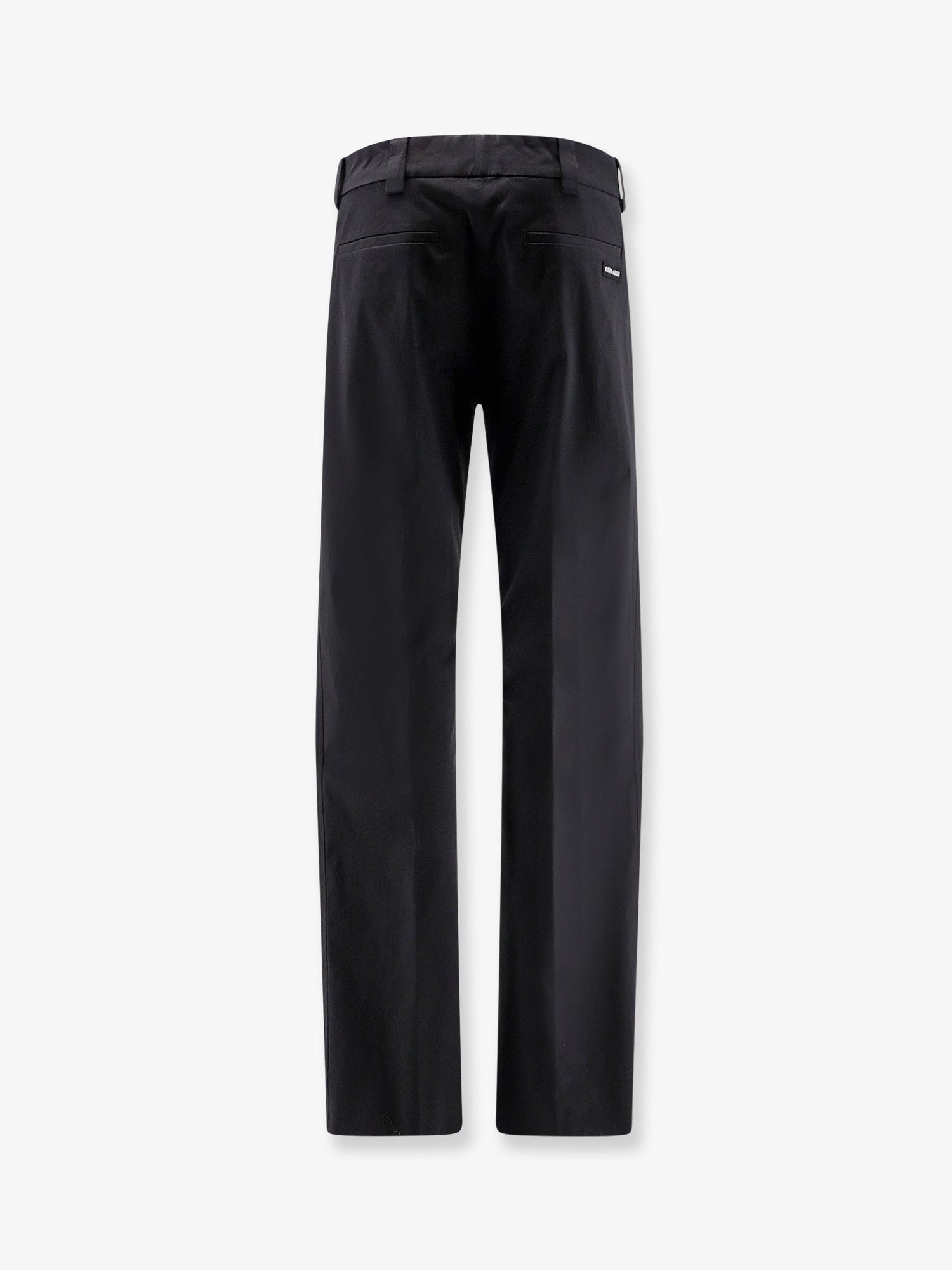 Miu Miu Women's Stretch Poplin Trousers Black