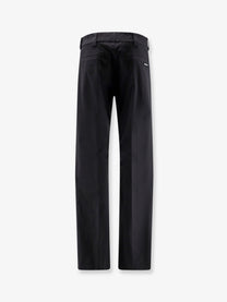 Miu Miu Women's Stretch Poplin Trousers Black