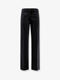 Miu Miu Women's Stretch Poplin Trousers Black