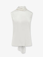 Bottega Veneta Women's Stretch Satin Top White