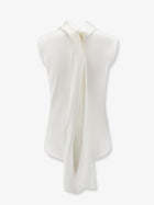 Bottega Veneta Women's Stretch Satin Top White, view 2