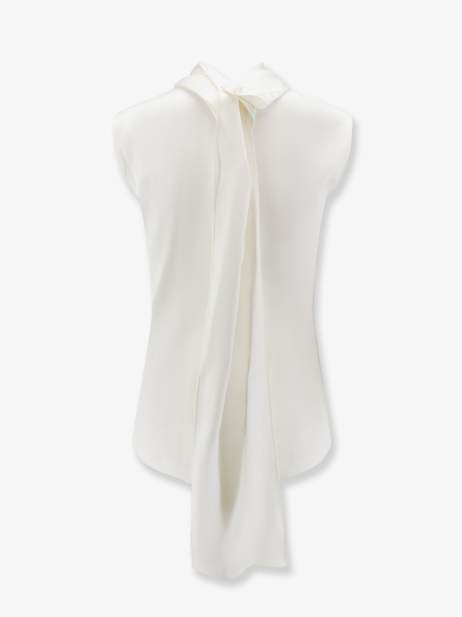 Bottega Veneta Women's Stretch Satin Top White