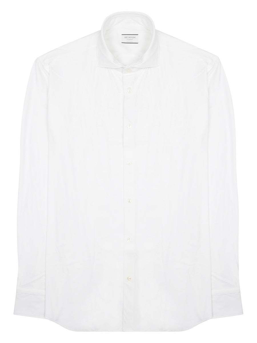 Archivium Be Updated Men's Stretch Shirt White