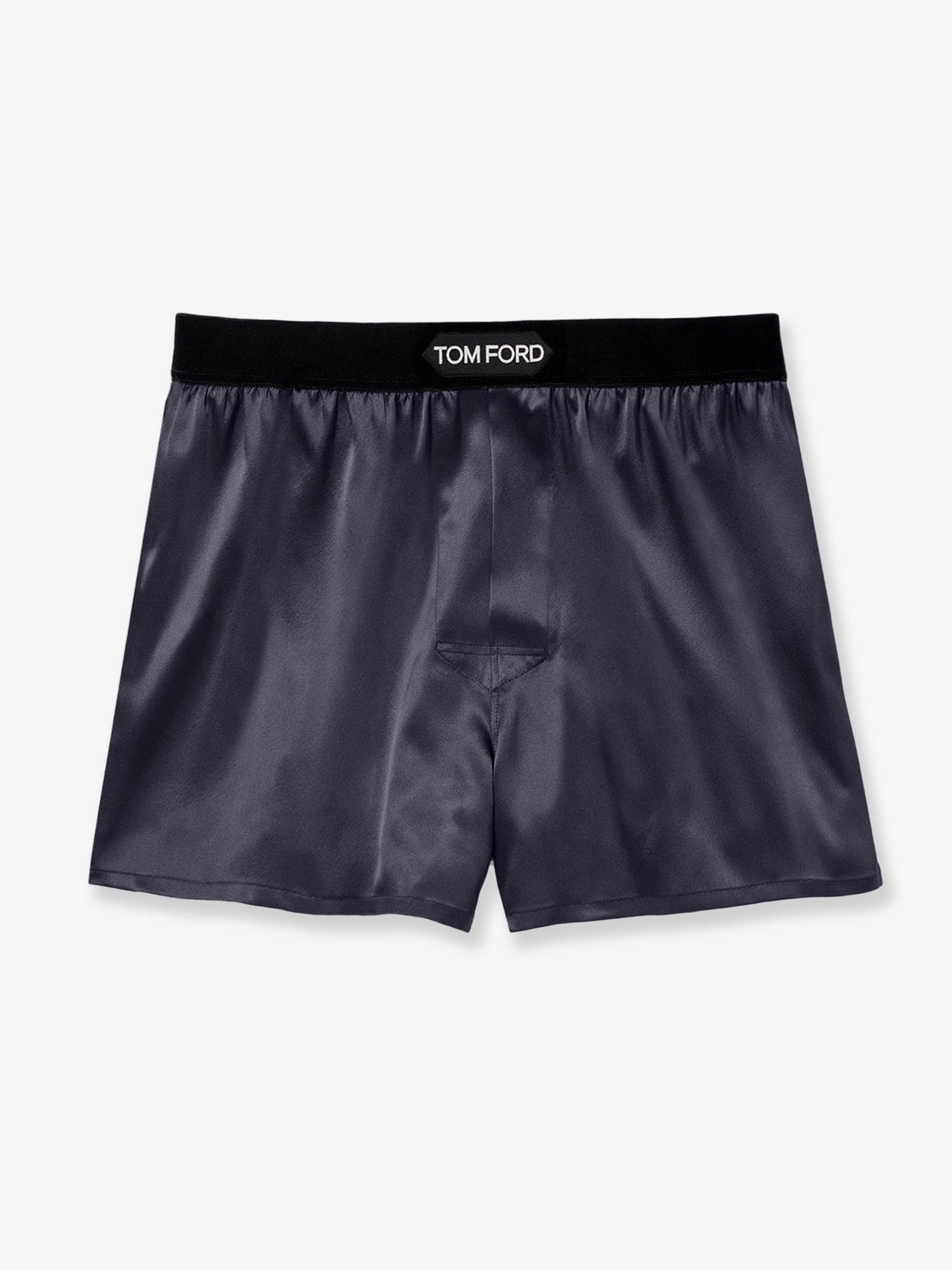 Tom Ford Men's Stretch Silk Boxer Shorts Grey