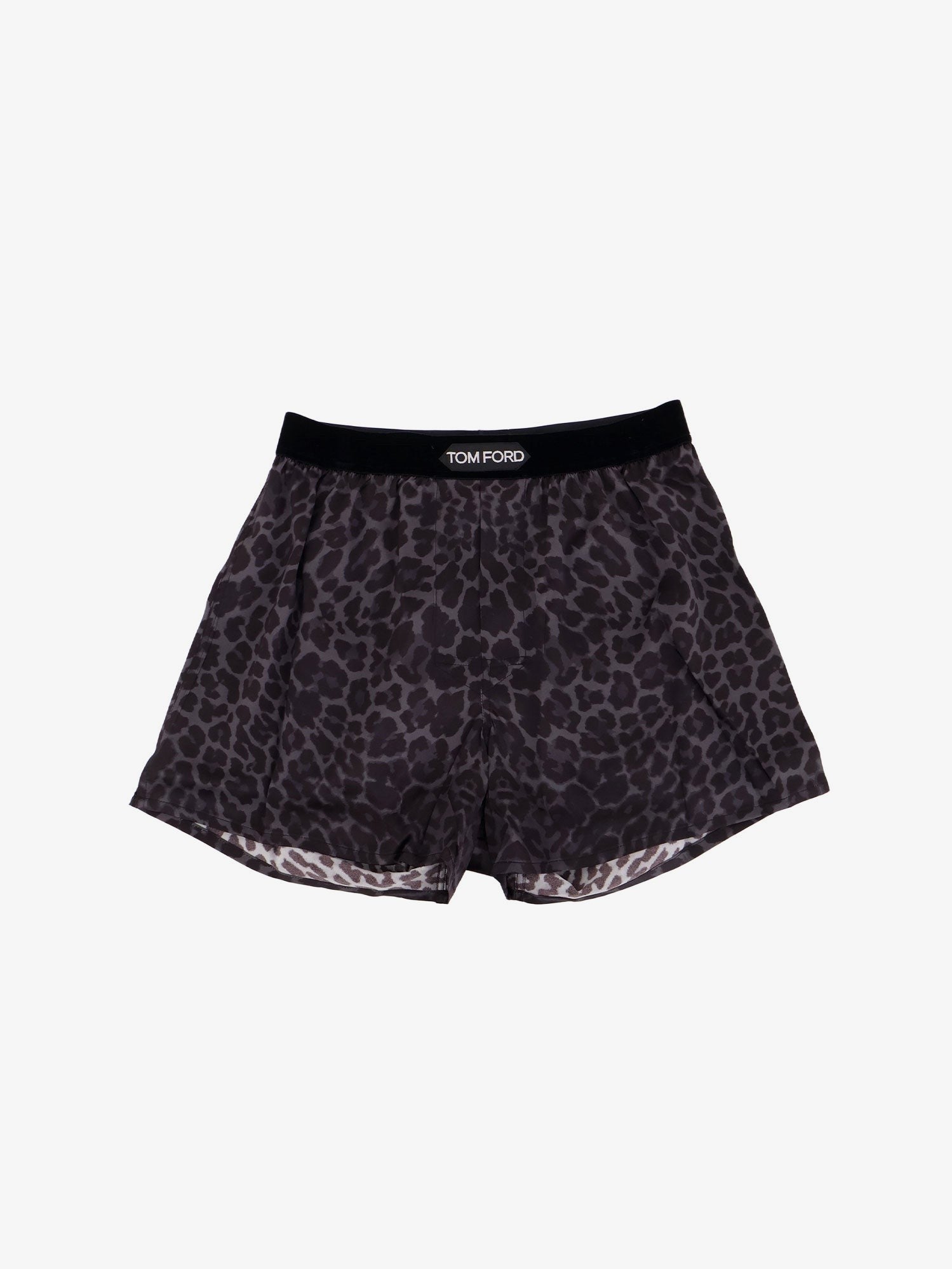 Tom Ford Men's Stretch Silk Boxer Blue