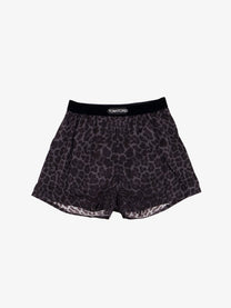 Tom Ford Men's Stretch Silk Boxer Blue