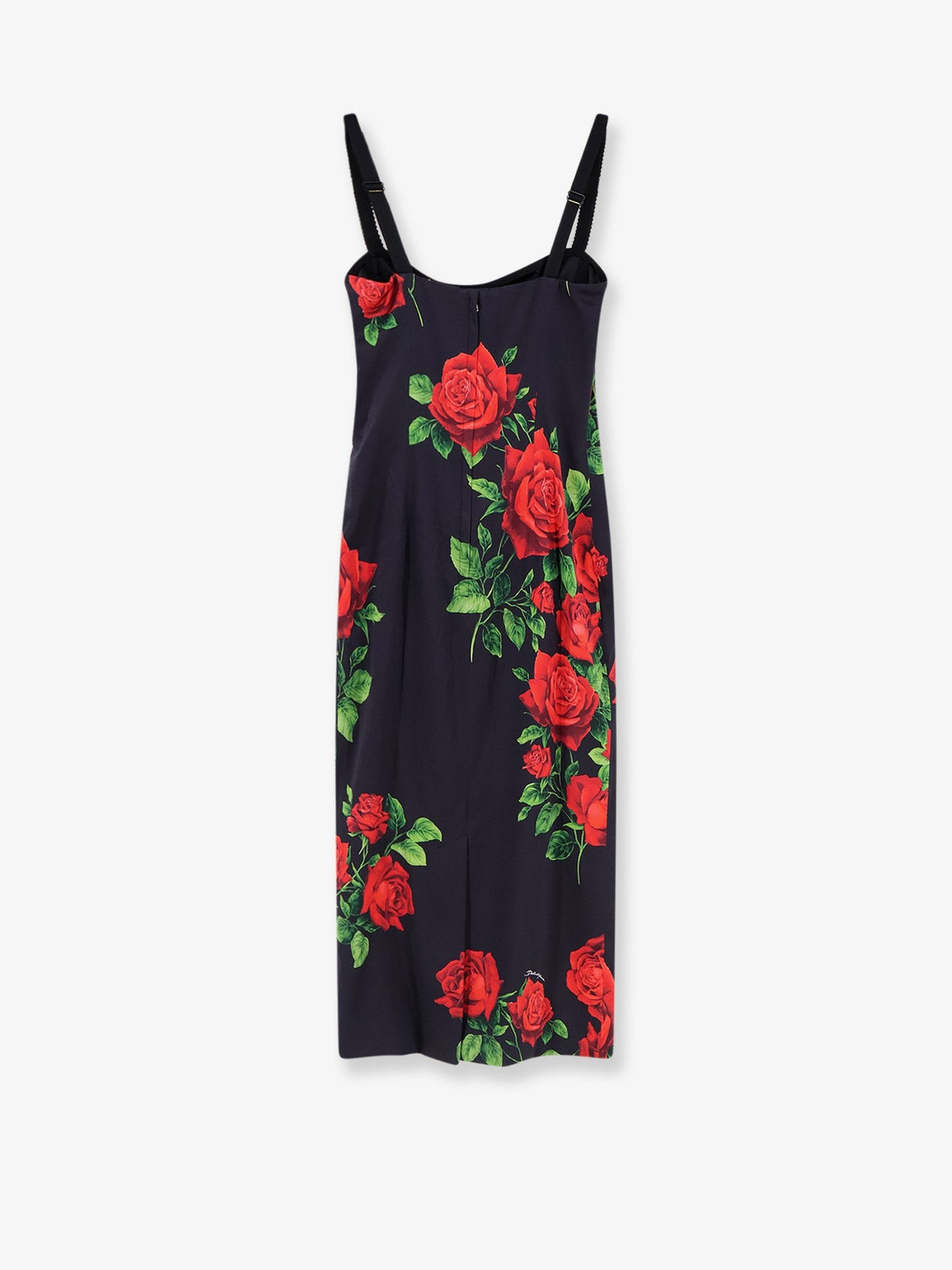 Dolce &amp; Gabbana Women's Stretch Silk Dress Black, view 2
