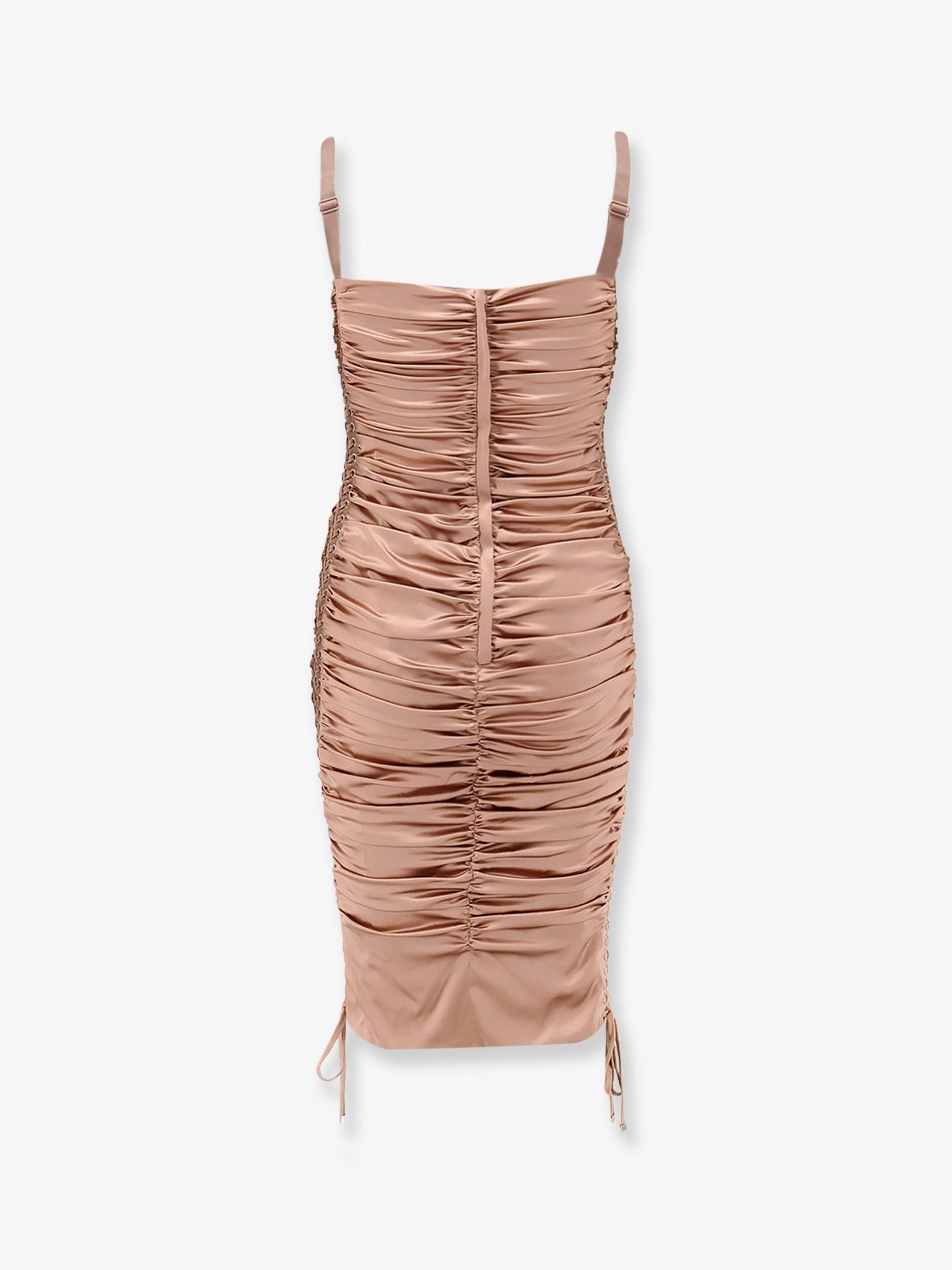 Dolce &amp; Gabbana Women's Stretch Silk Dress Beige