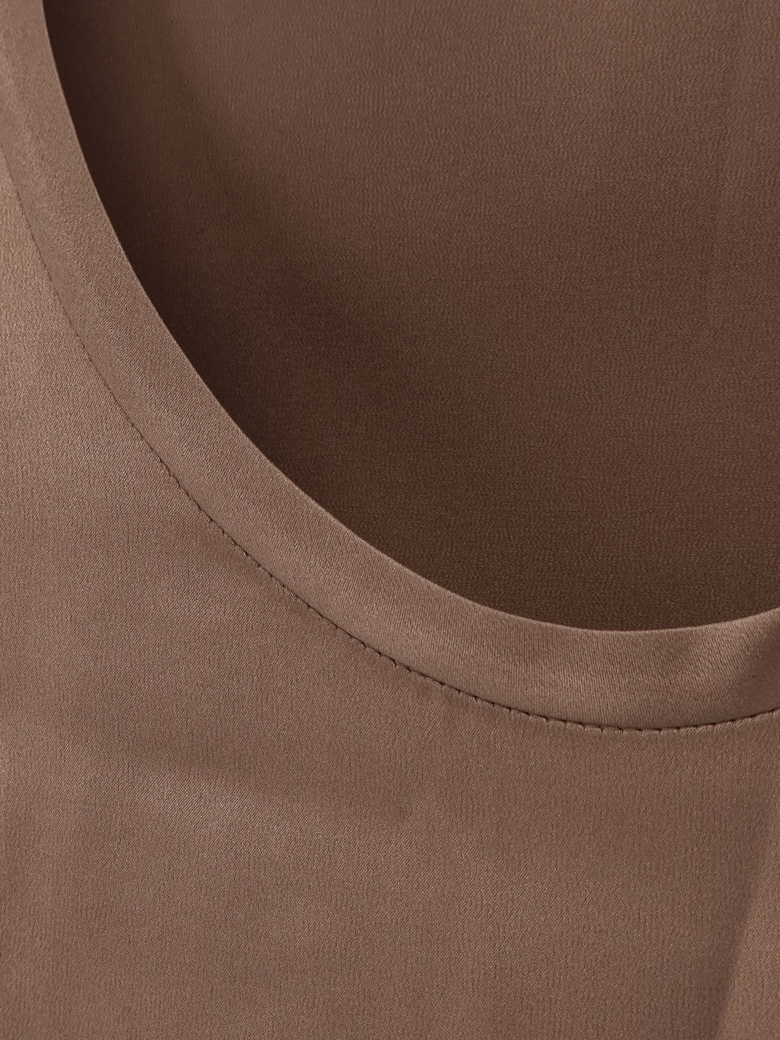 Brunello Cucinelli Women's Stretch Silk Tank Top Brown
