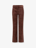 ARMA Women's Stretch Suede Trousers Brown