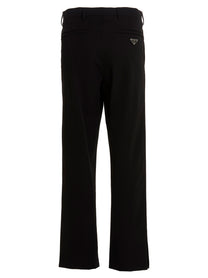 Prada Stretch Techno Pants Black