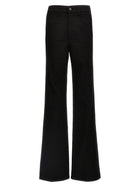 Tom Ford Stretch Twill Denim Wide Flare Jeans Black