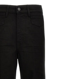 Tom Ford Stretch Twill Denim Wide Flare Jeans Black