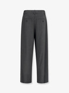 Brunello Cucinelli Women's Stretch Virgin Wool Blend Trousers Grey