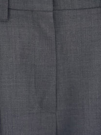 Brunello Cucinelli Women's Stretch Virgin Wool Blend Trousers Grey