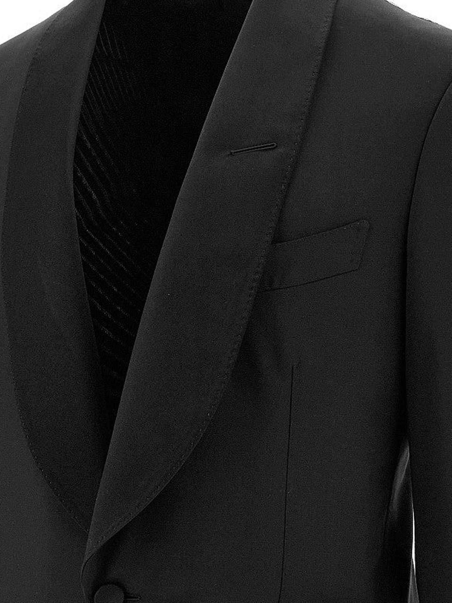 Tom Ford Men's Stretch Virgin Wool Tuxedo Black