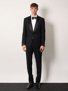 Tom Ford Men's Stretch Virgin Wool Tuxedo Black, view 4