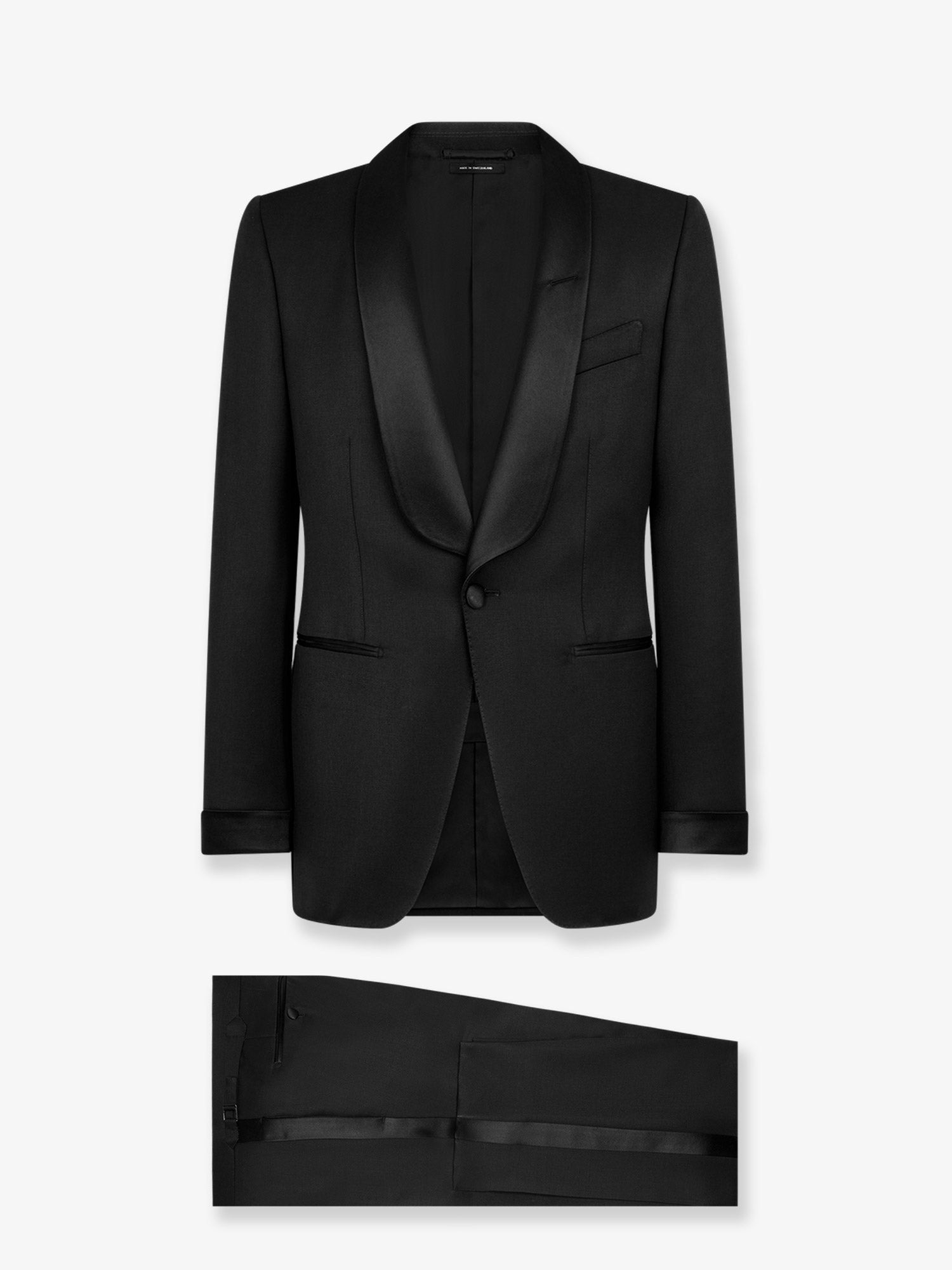 Tom Ford Men's Stretch Virgin Wool Tuxedo Black