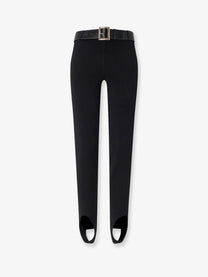self-portrait Women's Stretch Viscose Blend Leggings Black