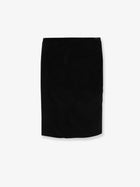 Versace Women's Stretch Viscose Midi Skirt Black