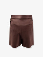Elisabetta Franchi Women's Stretch Viscose Shorts Brown, view 2