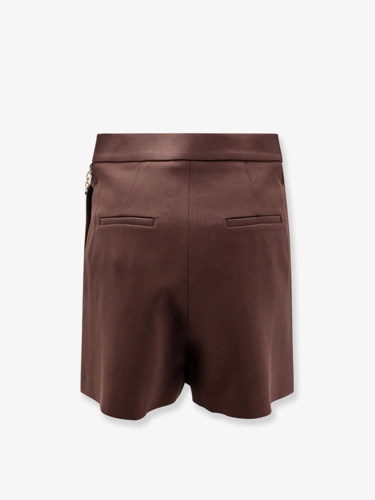 Elisabetta Franchi Women's Stretch Viscose Shorts Brown, view 2