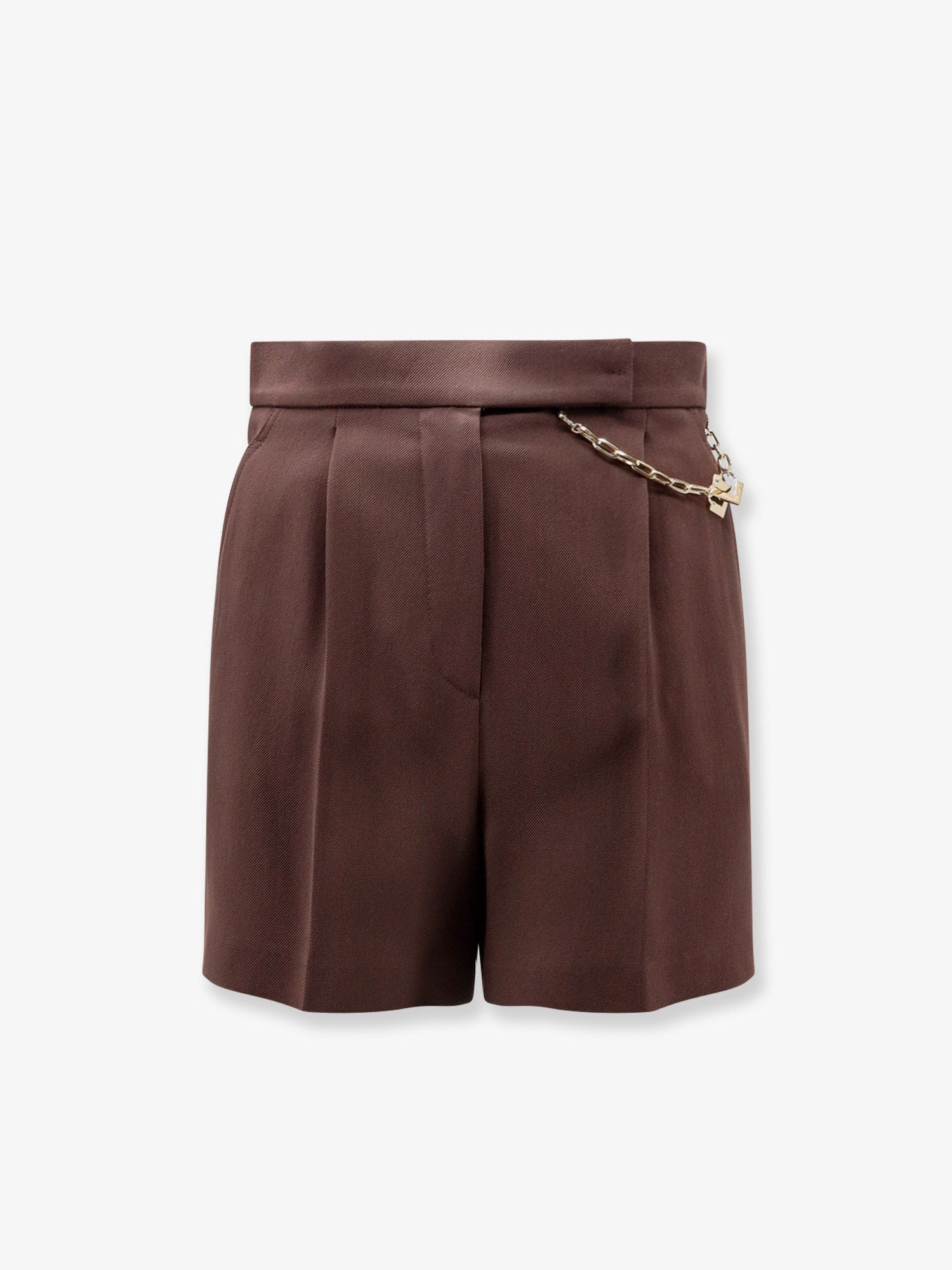Elisabetta Franchi Women's Stretch Viscose Shorts Brown Elisabetta Franchi