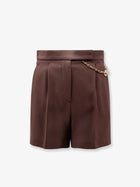 Elisabetta Franchi Women's Stretch Viscose Shorts Brown