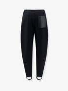 Loewe Women's Stretch Wool Blend Stirrup Trousers Black, view 2