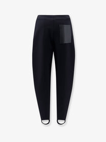 Loewe Women's Stretch Wool Blend Stirrup Trousers Black