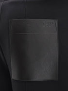 Loewe Women's Stretch Wool Blend Stirrup Trousers Black, view 3