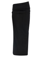 Entire Studios Stretch Wool Skirt Black