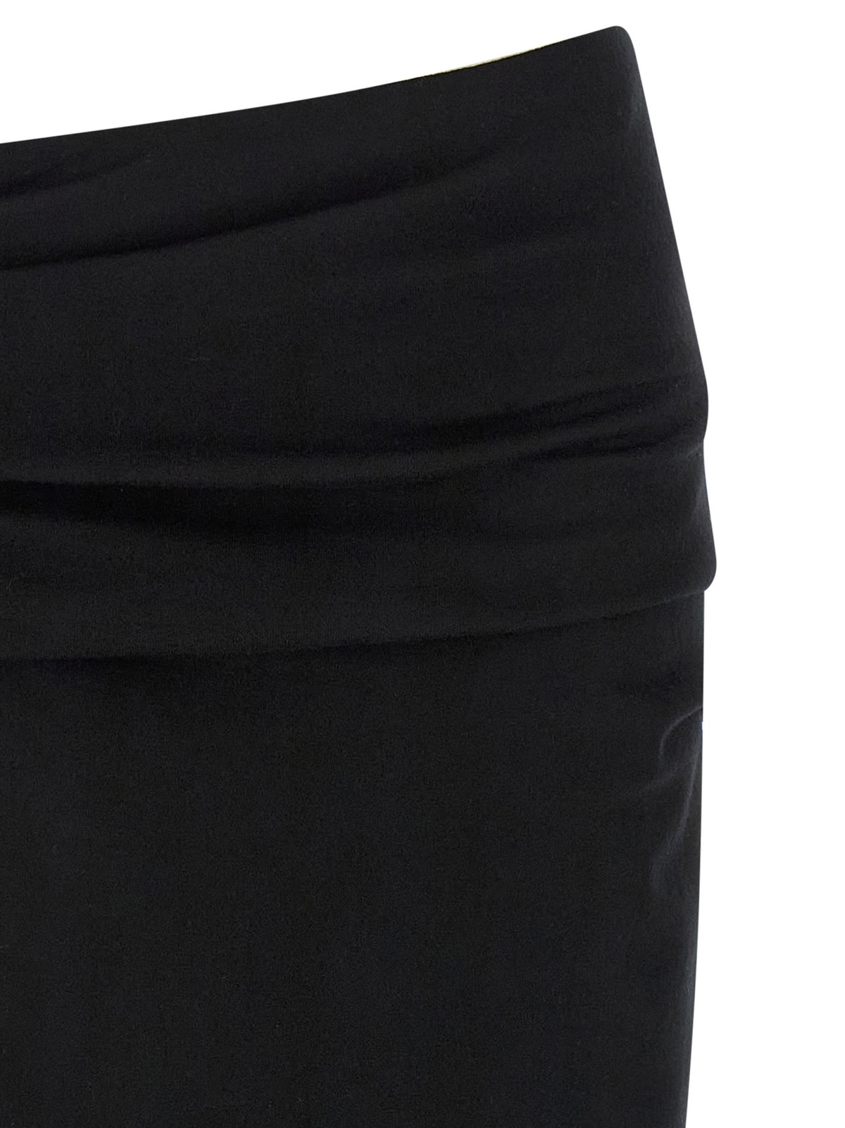 Entire Studios Stretch Wool Skirt Black, view 3