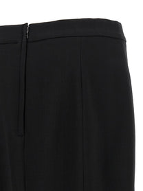 Dolce &amp; Gabbana Stretch Wool Skirt Black