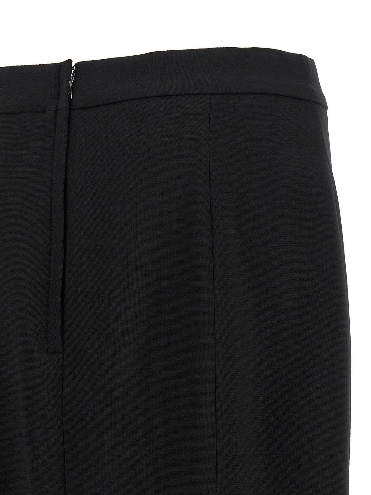 Dolce &amp; Gabbana Stretch Wool Skirt Black, view 4