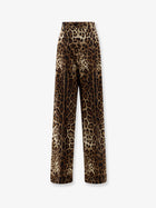 Dolce &amp; Gabbana Women's Stretch Wool Trousers Pattern