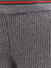 Gucci Women's Stretch Wool Trousers Grey