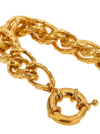 Saint Laurent String Chain Bracelet Gold