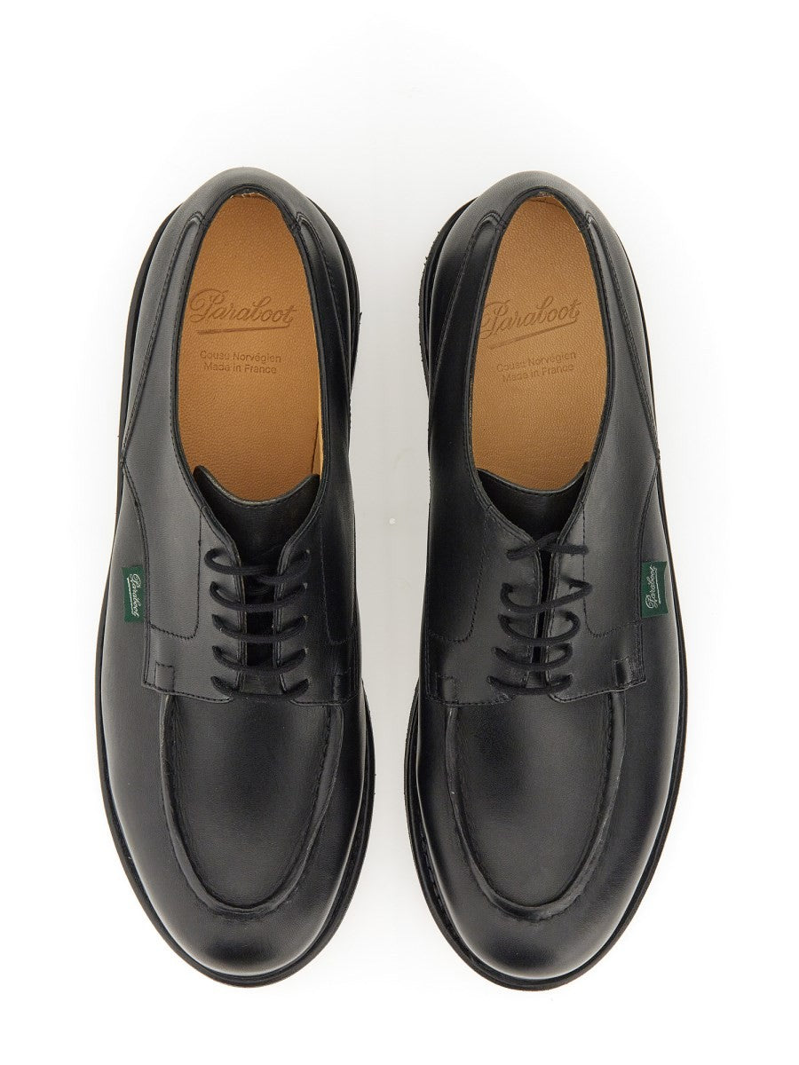 Paraboot Men's Stringata Chambord Black, view 6