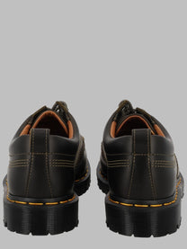 Dr. Martens Men's Stringata Lowell Con Punta Moc Green