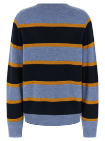 Guest In Residence Stripe Crew Sweater Gold