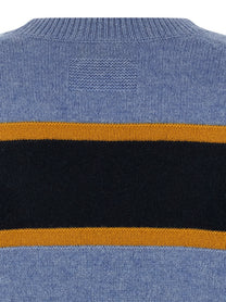 Guest In Residence Stripe Crew Sweater Gold