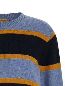 Guest In Residence Stripe Crew Sweater Gold