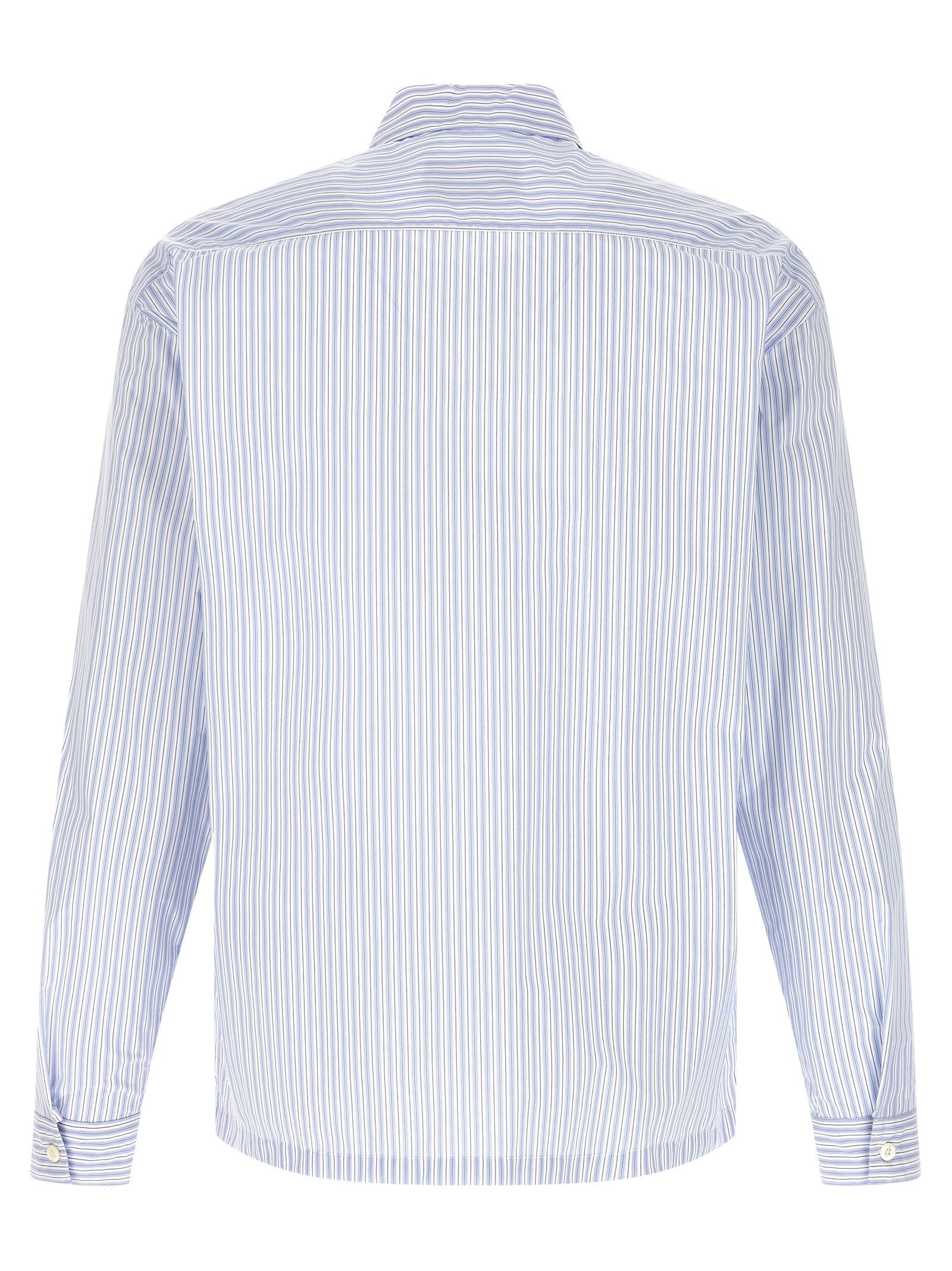 PRADA Stripe Tec Shirt Blue