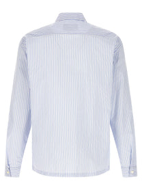 PRADA Stripe Tec Shirt Blue